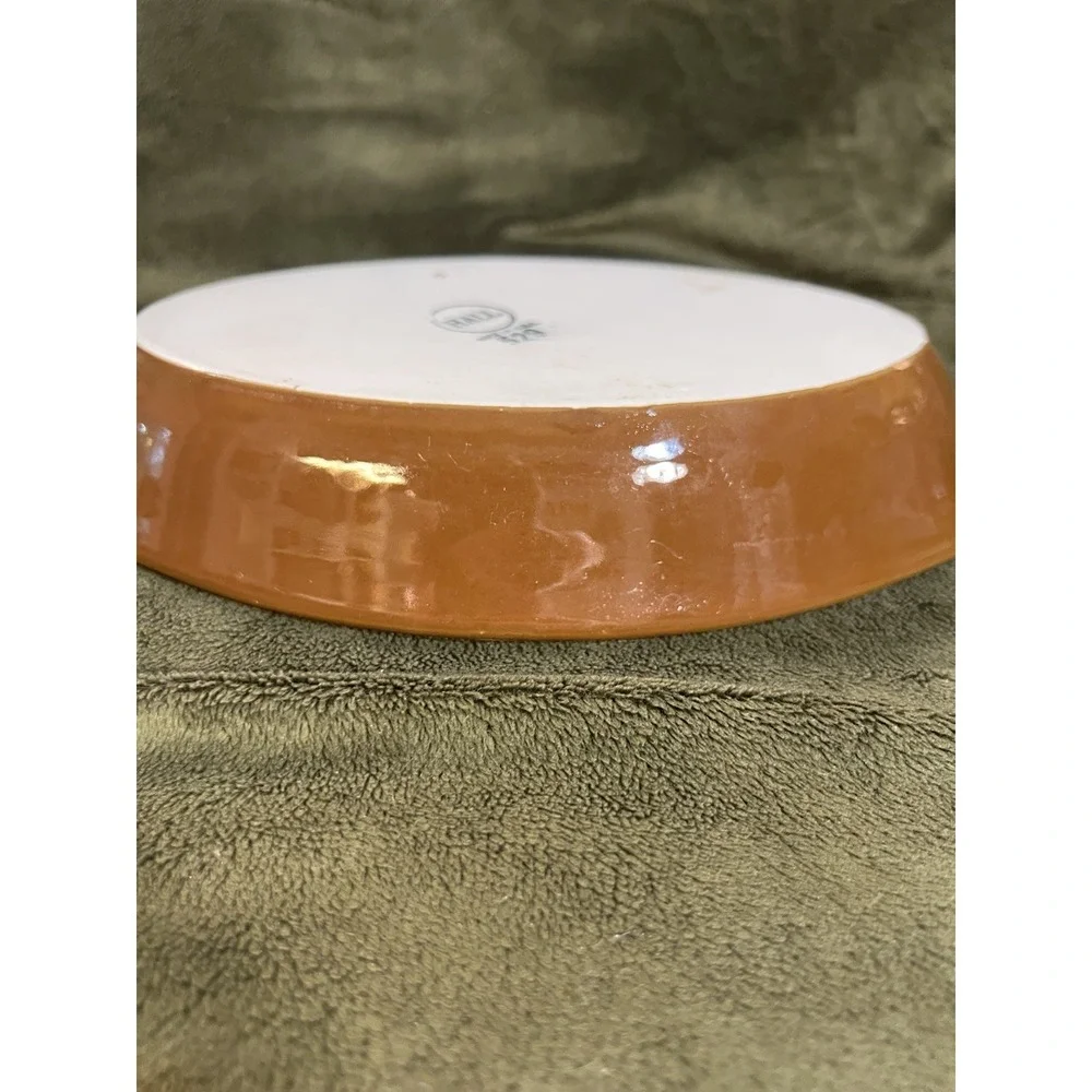 Vtg Hall Oval Brown Baking Dish # 529  Made in USA‎ preowned (1923)